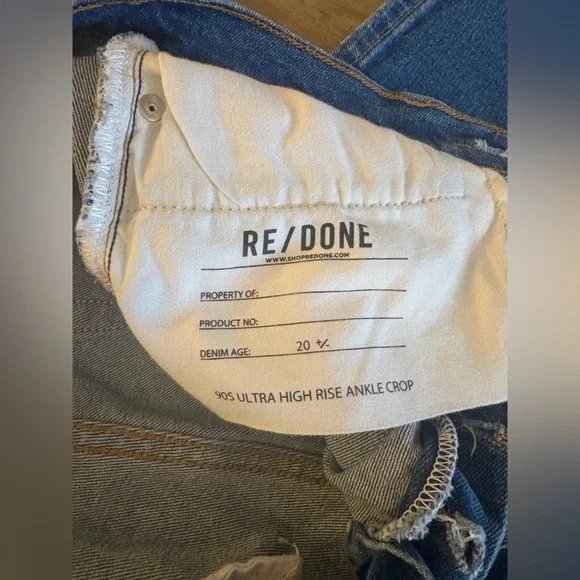 Re/Done 90’s Ultra High Rise Jeans - Picture 6 of 8